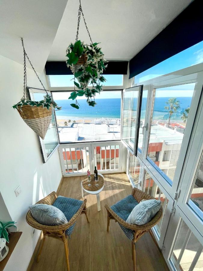 Gatu Casa Muse Junto A La Playa, Vista Al Mar, Aire Acc, Terraza, Wifi Y Chimenea " Preferente Mayores De 25 Anos Y Familias " El Puerto de Santa María Eksteriør billede